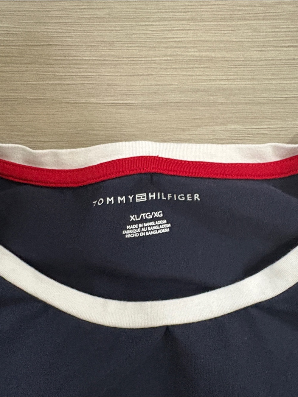 Tommy Hilfiger Navy Logo Tee Dress with Flag Detail - Picture 3 of 4